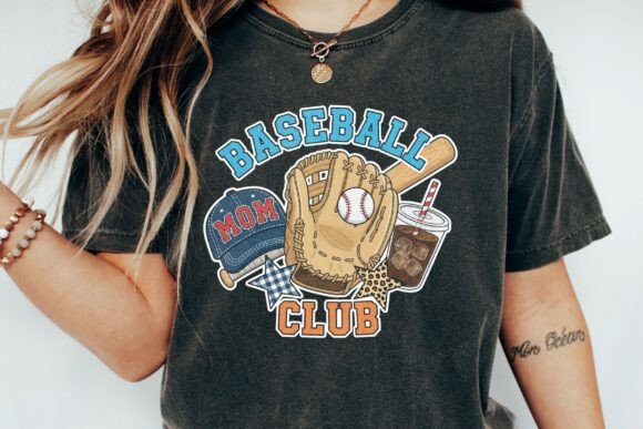Baseball Mom Club: Your Go-To Graphic for Team Spirit