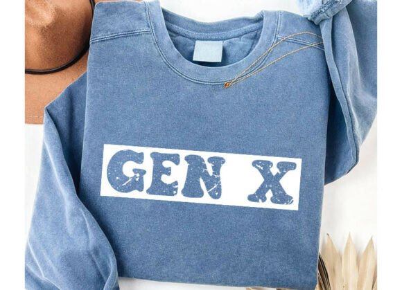 Gen X Shirt, Gen X Urban Graphic: The Edgy Digital Asset