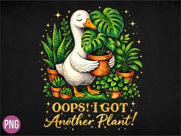 Oops I Got Another Plant Graphic PNG