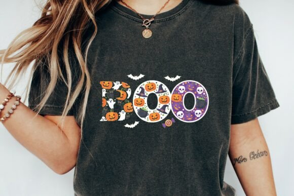 Spooky Boo Halloween Graphic PNG: Your Go-To Festive Design Asset