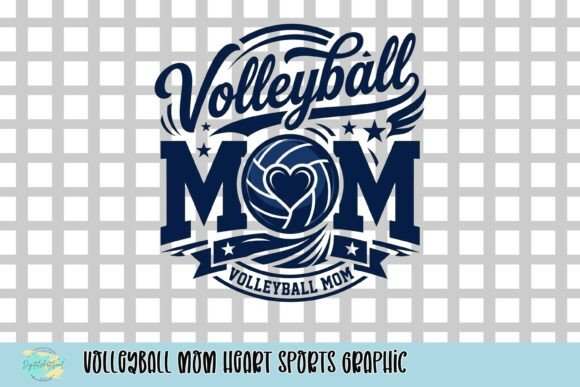 Volleyball Mom Heart Sports Graphic: A Designer's Deep Dive